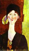 Amedeo Modigliani Portrait of Beatris Hastings oil painting artist